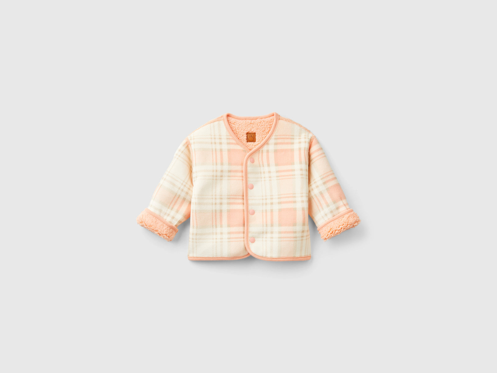 Reversible jacket da neonato pesca 3 | Benetton Outlet