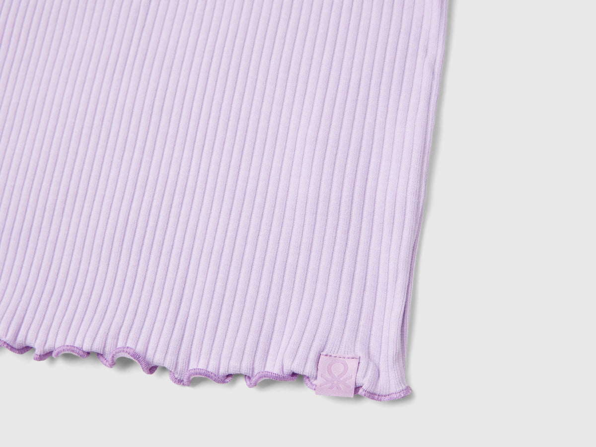 T-shirt lupetto a manica corta
