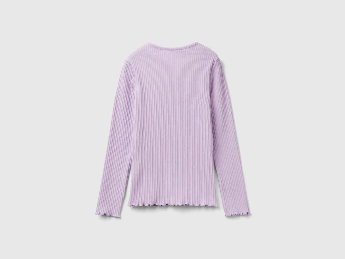 Maglietta slim fit in cotone stretch