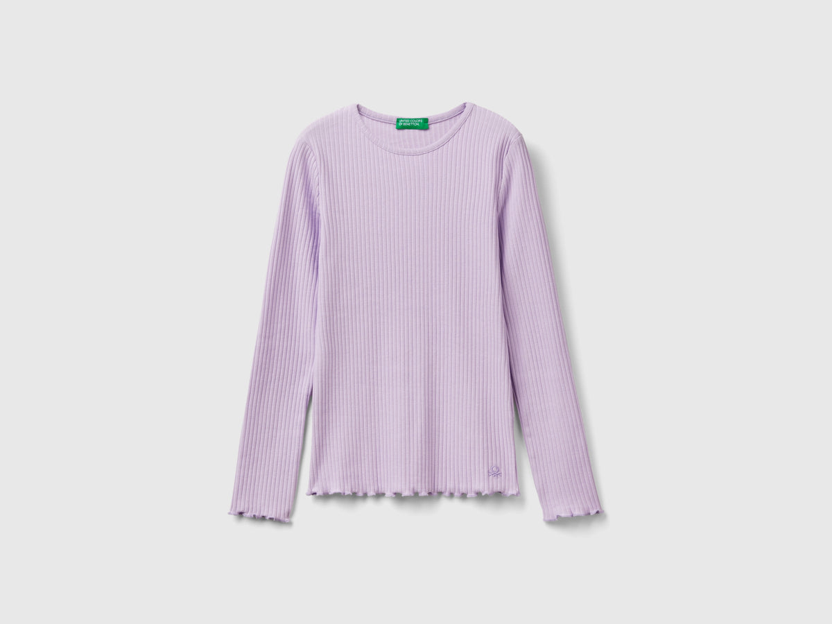Maglietta slim fit in cotone stretch