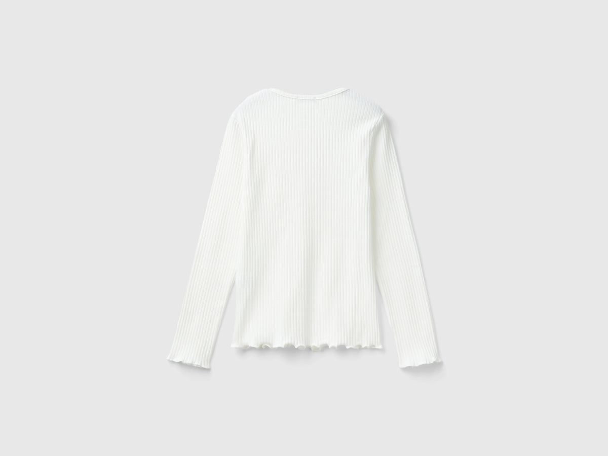 Maglietta slim fit in cotone stretch
