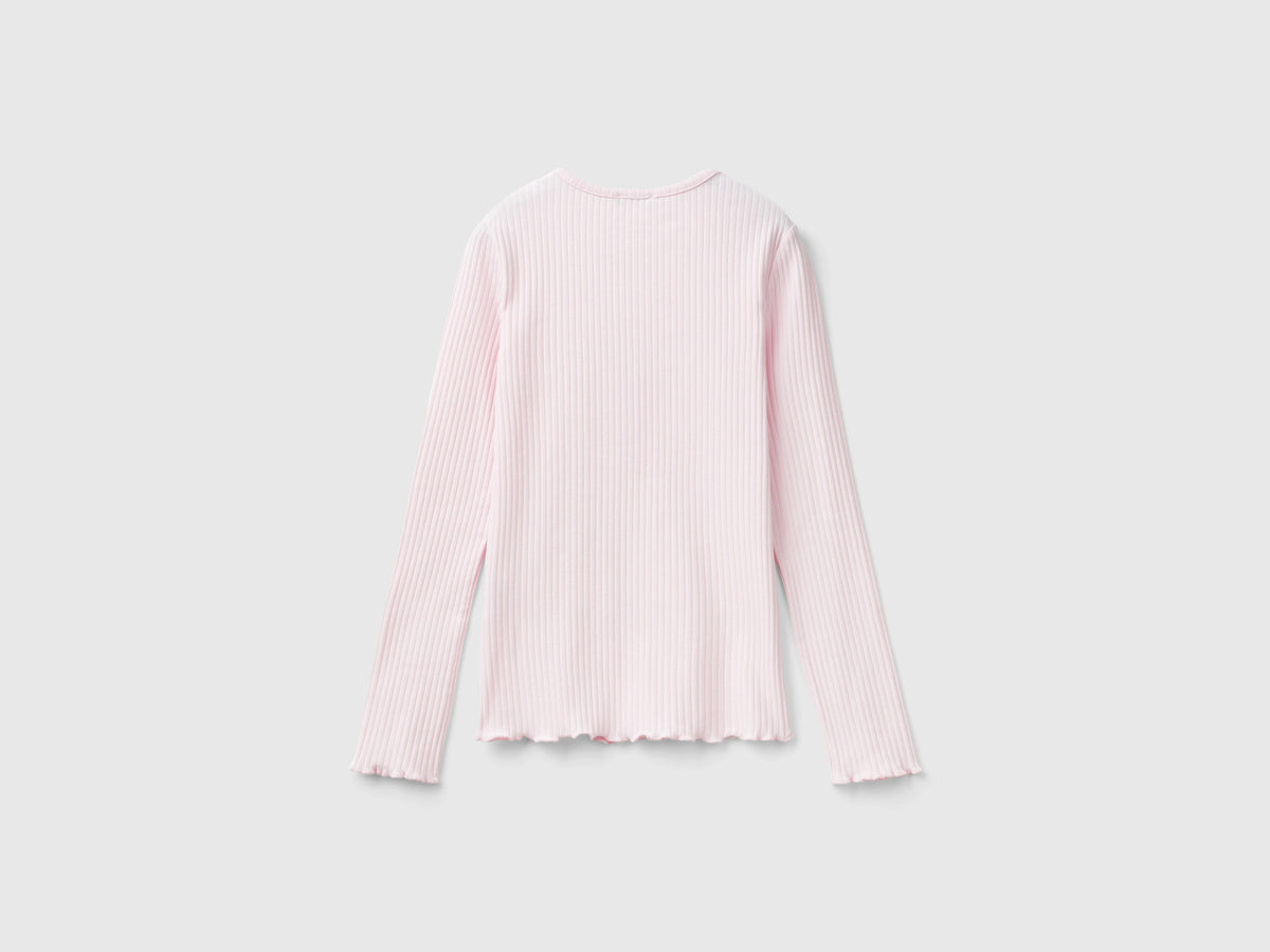 Maglietta slim fit in cotone stretch