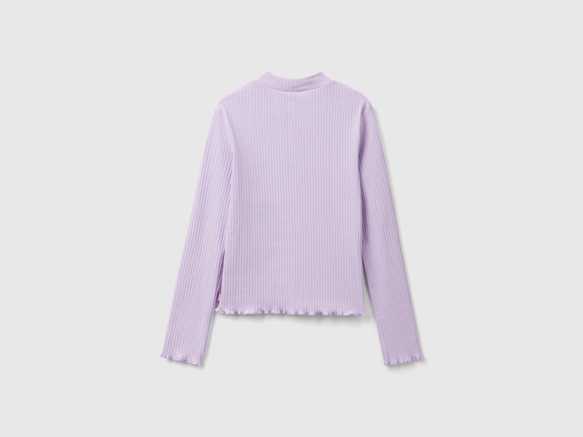 Maglietta slim fit in cotone stretch