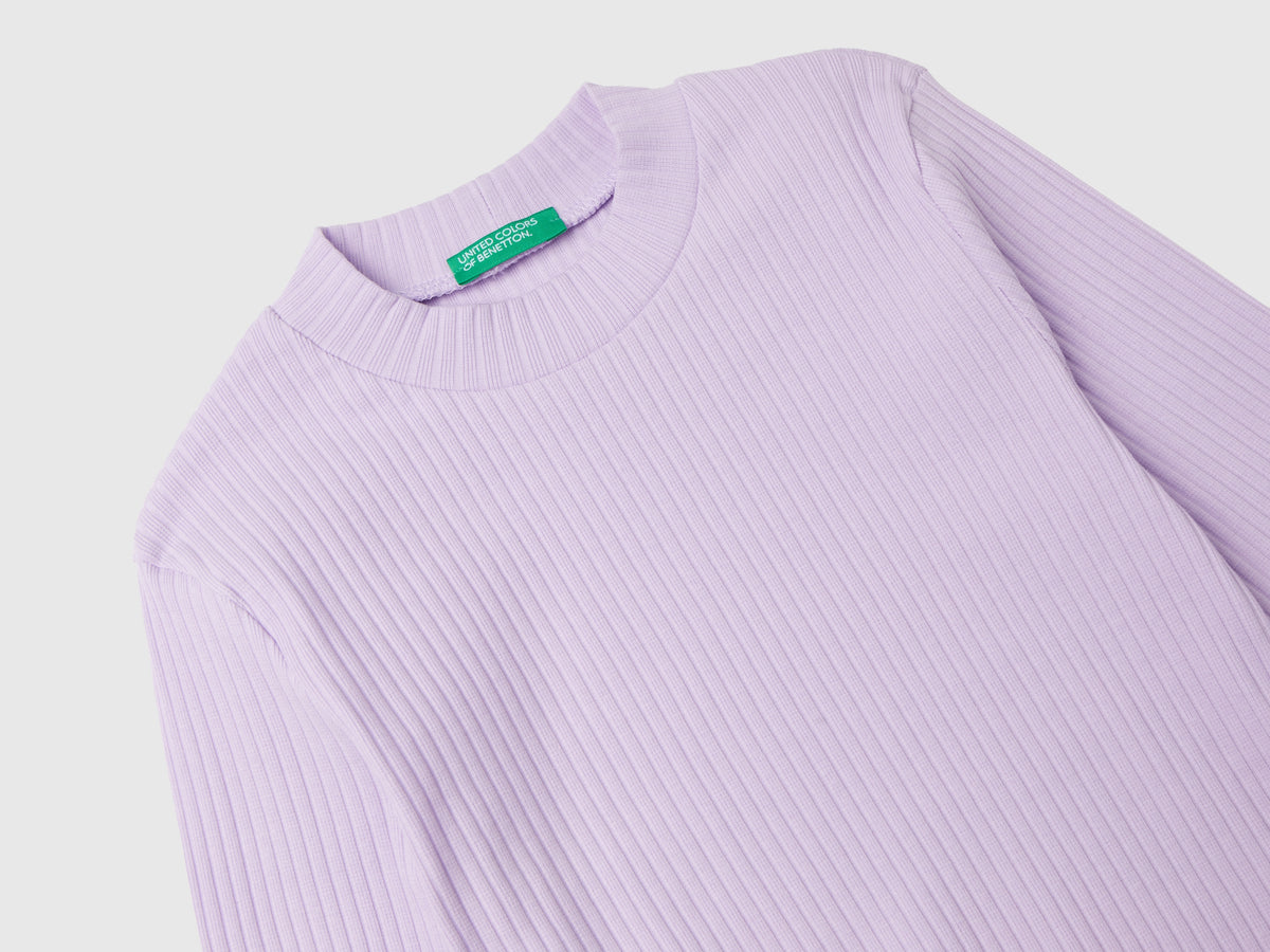 Maglietta slim fit in cotone stretch