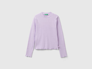Maglietta slim fit in cotone stretch