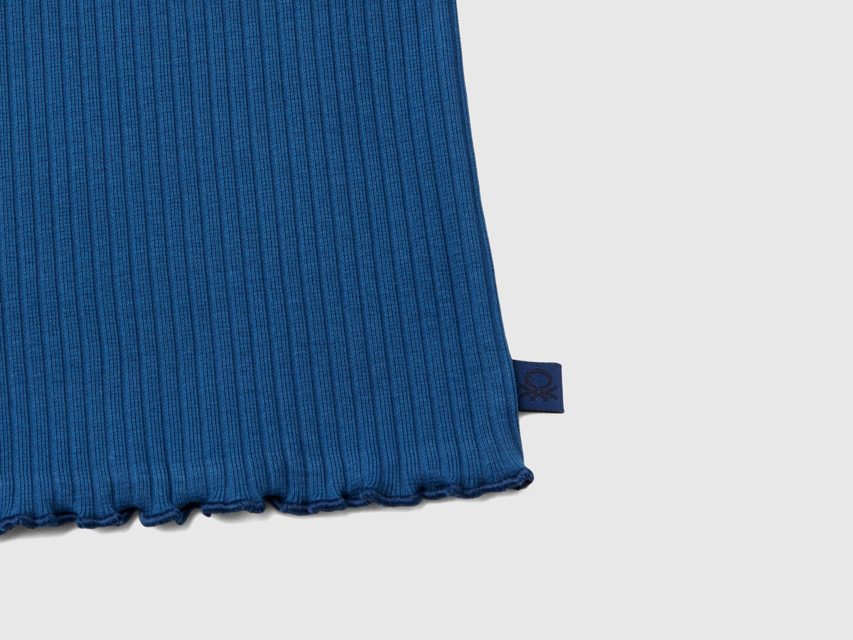 Maglietta slim fit in cotone stretch