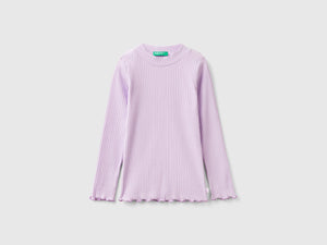 Maglietta slim fit in cotone stretch