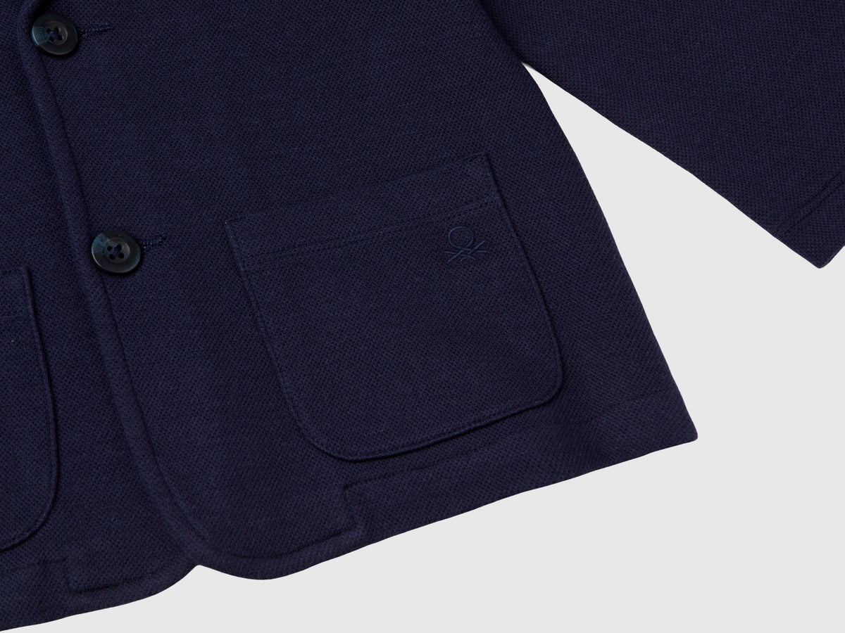 Blazer in felpa con tasche