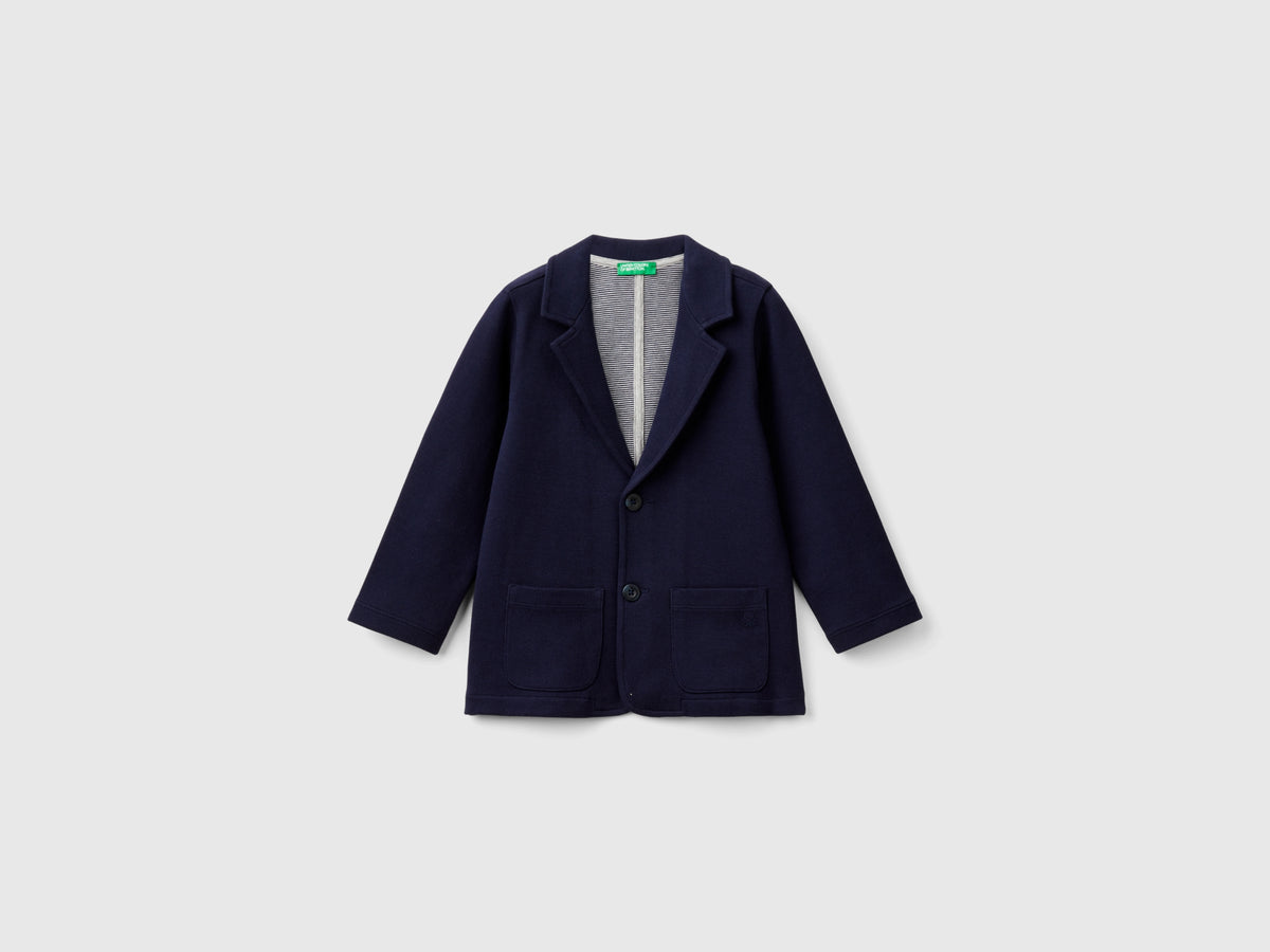 Blazer in felpa con tasche