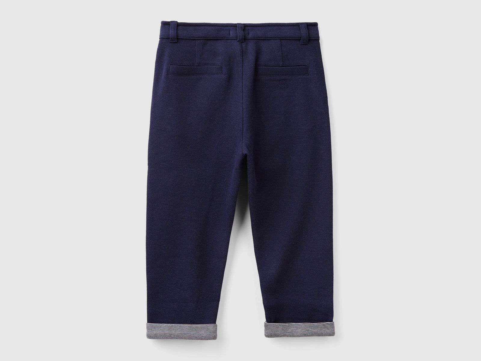 Pantaloni regular fit da bimbo blu scuro 2 | Benetton Outlet