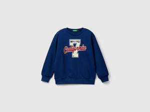 Sudadera de cuello redondo con estampado