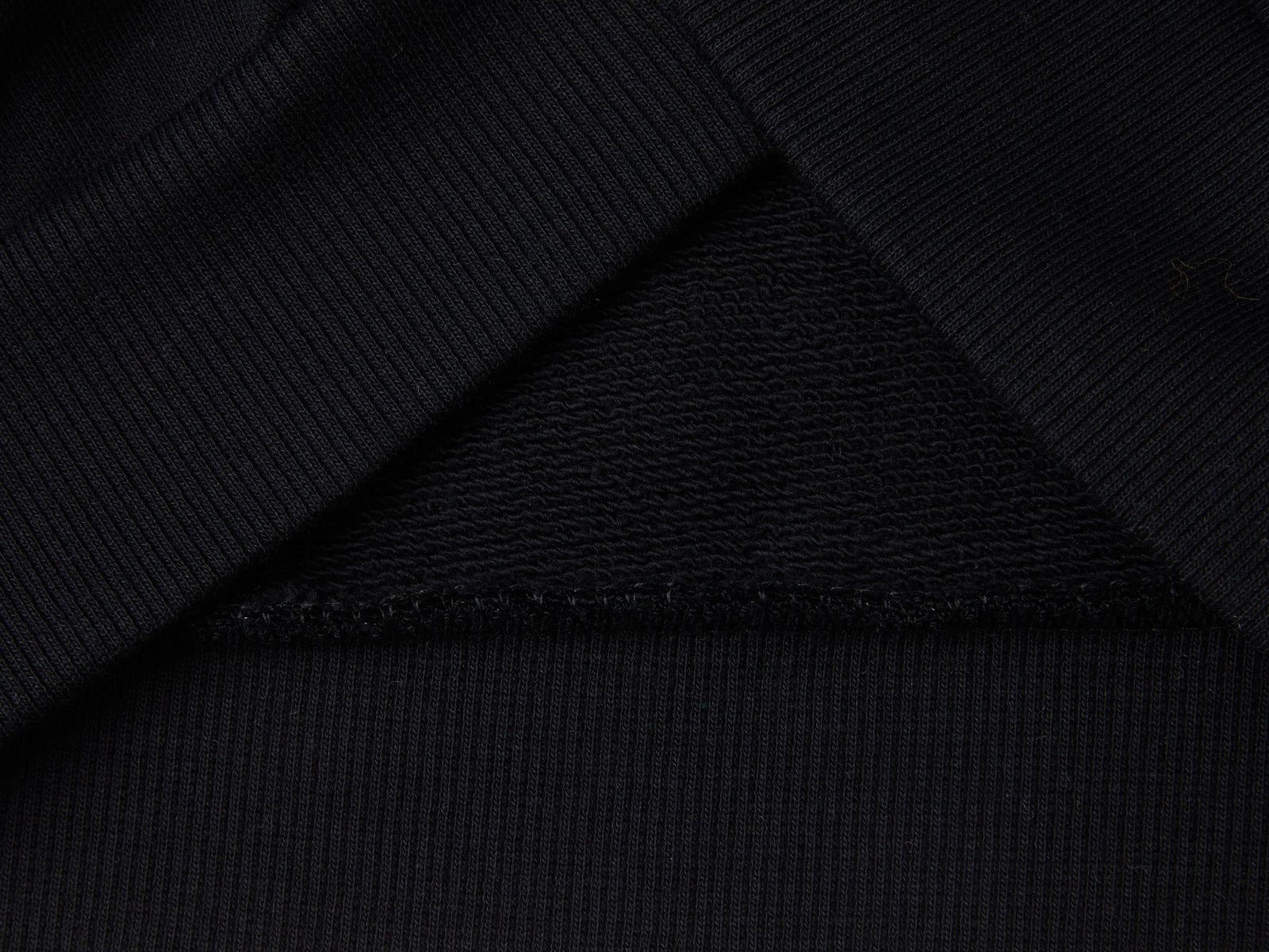 Felpa con zip e stampa da bambino nero 3 | Benetton Outlet