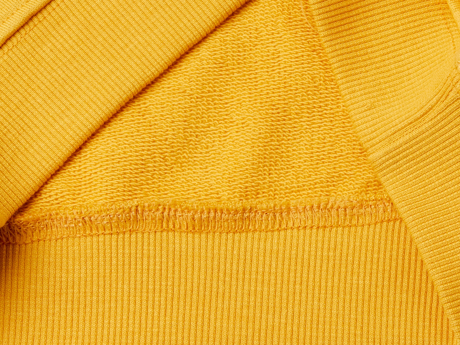 Felpa girocollo con stampa da bimbo senape 3 | Benetton Outlet