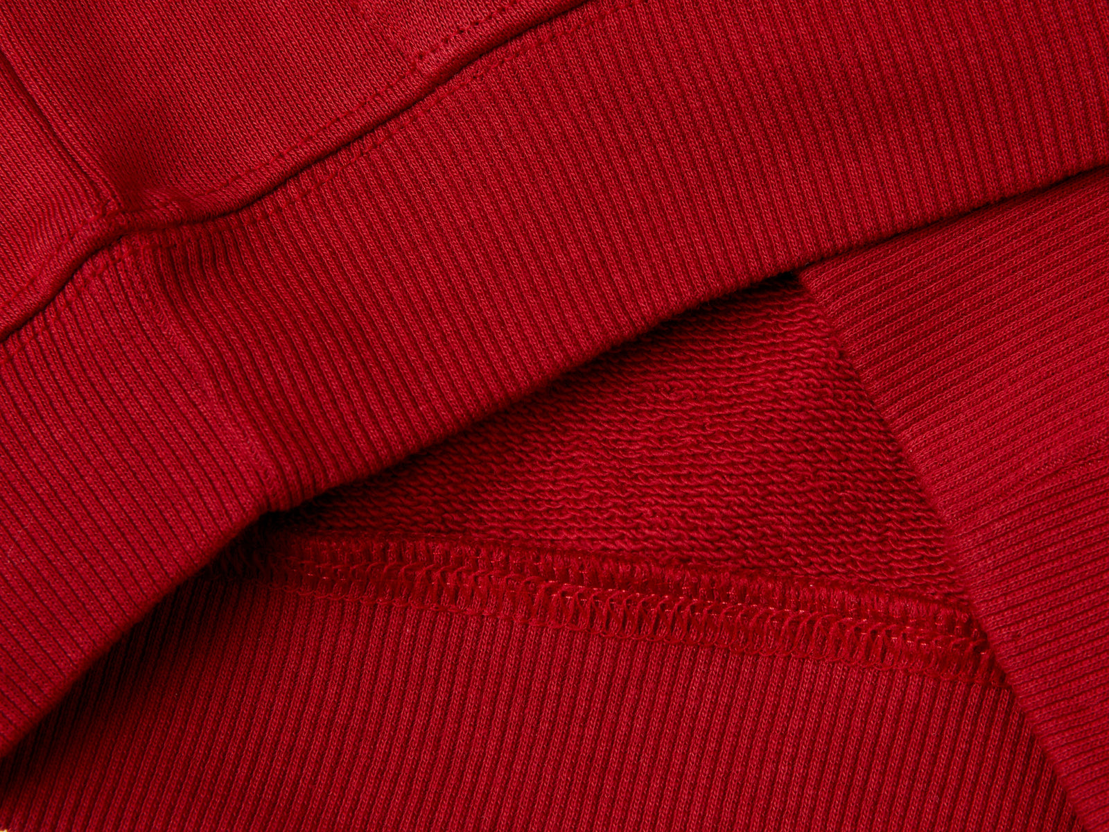 Felpa con zip e stampa da bimbo rosso 3 | Benetton Outlet