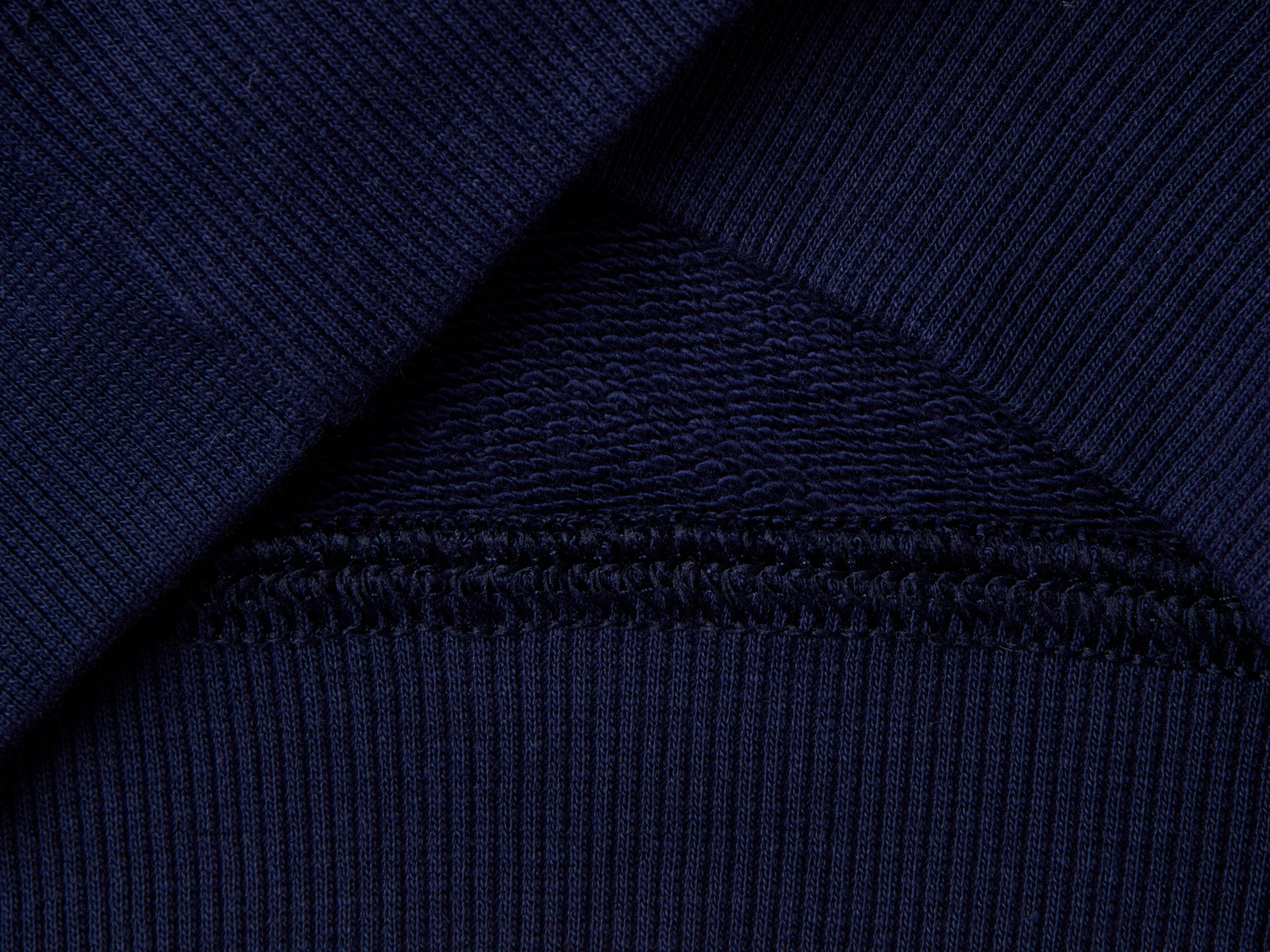 Felpa con zip e stampa da bimbo blu scuro 3 | Benetton Outlet