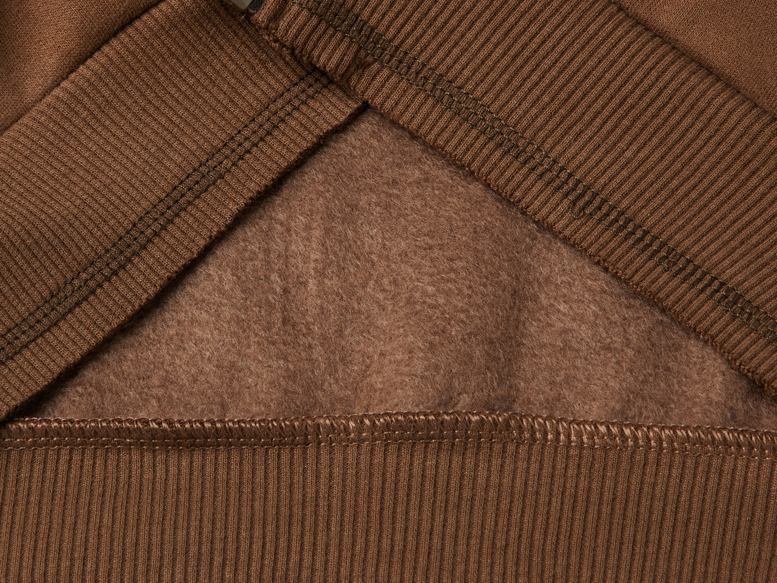 Calda felpa con cappuccio e stampa da bambino marrone 3 | Benetton Outlet