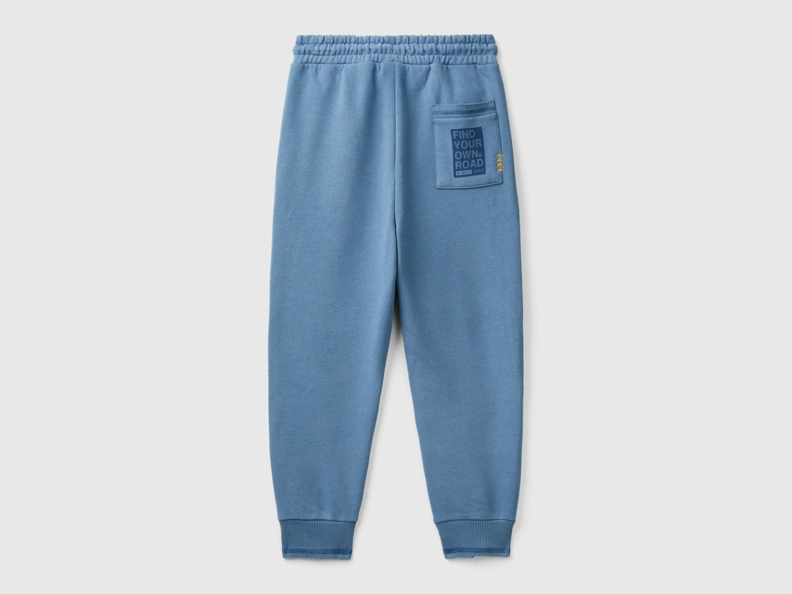 Pantaloni in calda felpa con stampa da bambino avio 2 | Benetton Outlet