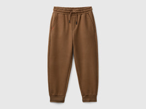 Pantaloni in calda felpa con stampa