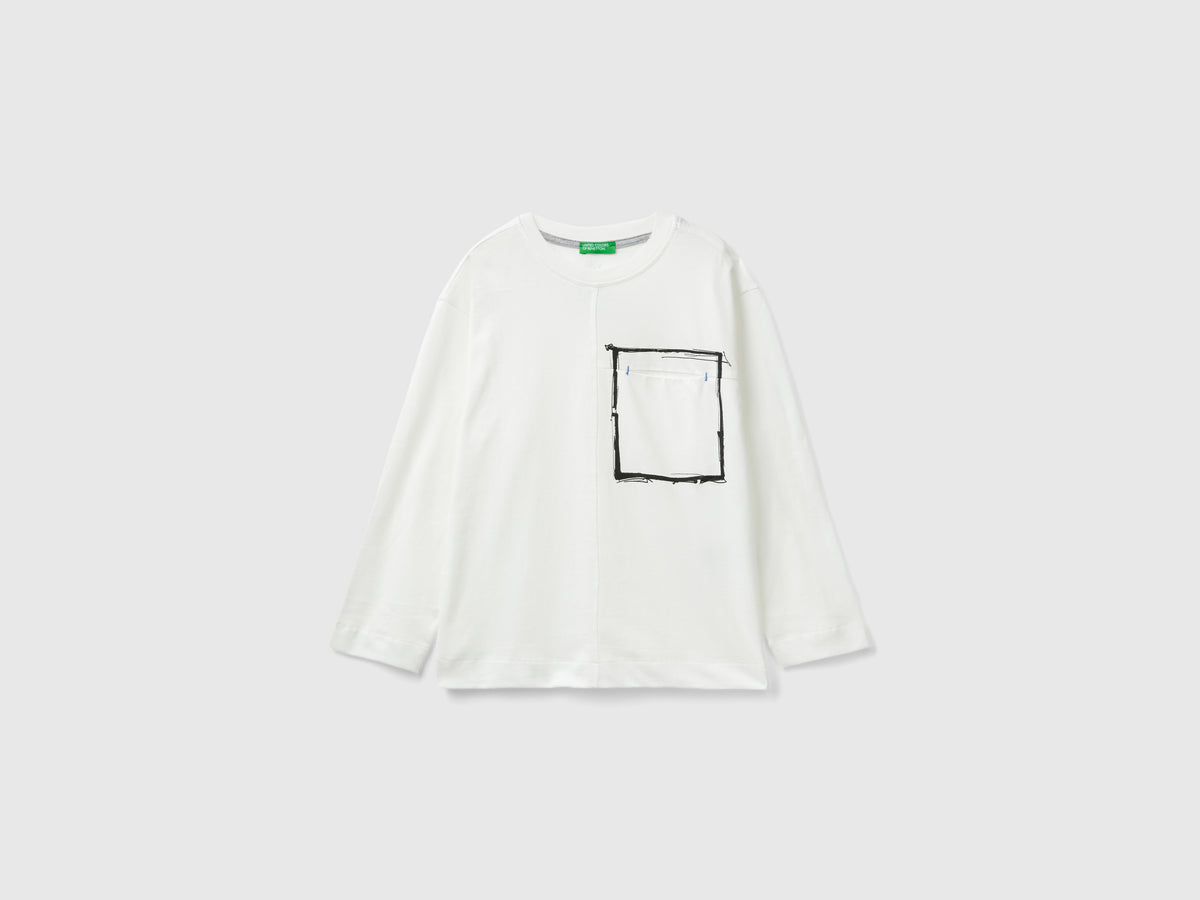 Organic cotton T-shirt with pocket