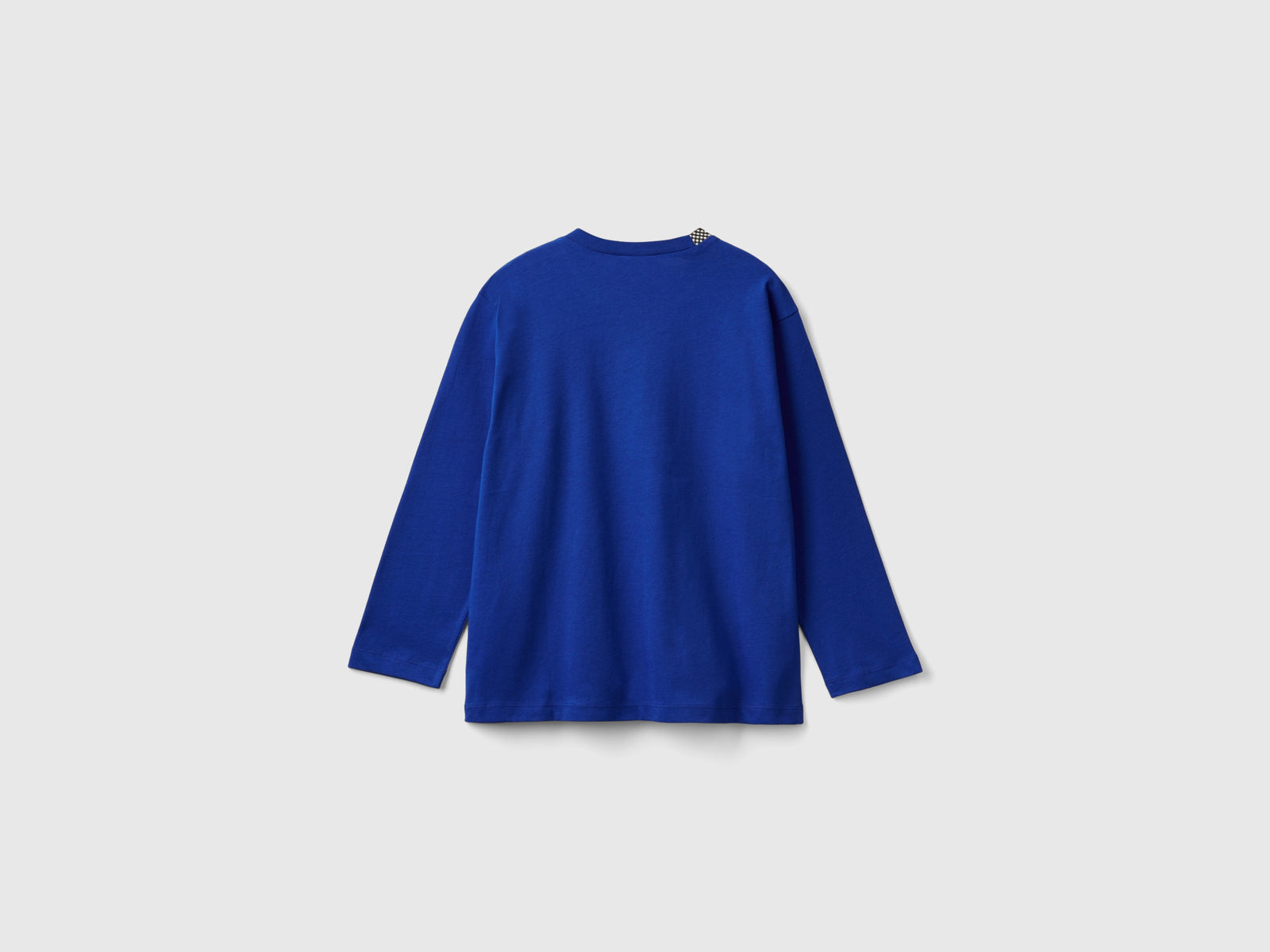 T-shirt con stampa fotografica in cotone bio da bambino bluette 2 | Benetton Outlet