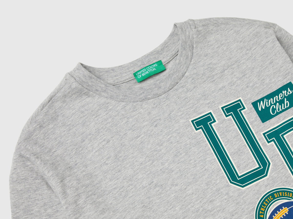 T-shirt manica lunga in cotone bio