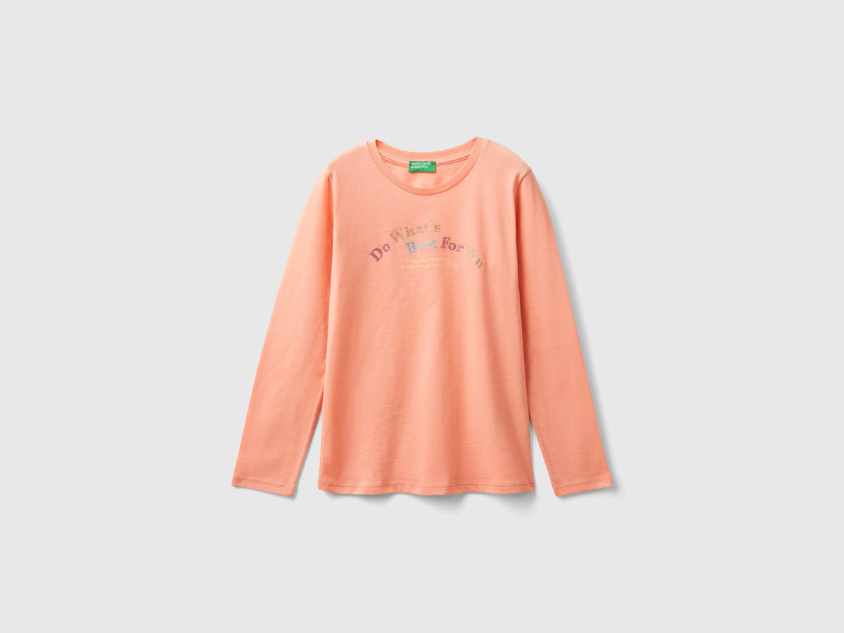 Long-sleeved organic cotton T-shirt
