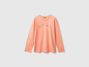 Long-sleeved organic cotton T-shirt