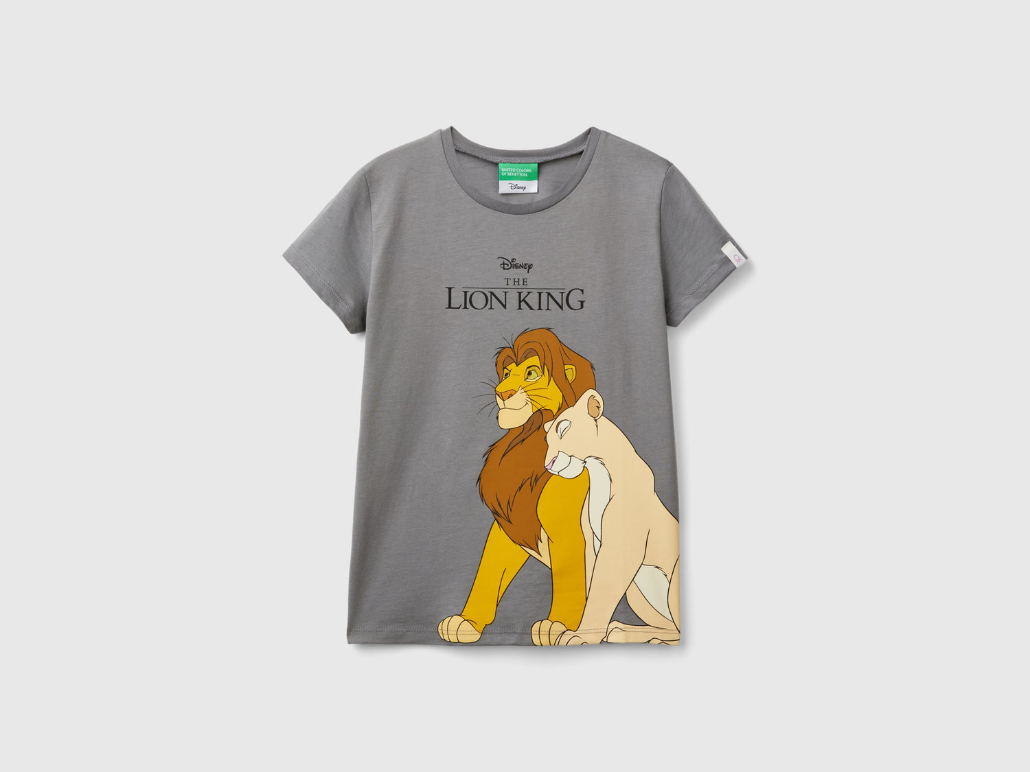 T-shirt ©Disney Il Re Leone da bambina grigio scuro | Benetton Outlet