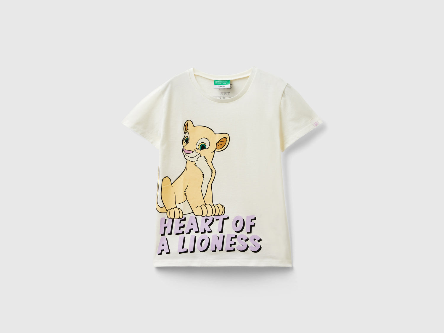 T-shirt ©Disney Nala da bambina bianco panna | Benetton Outlet