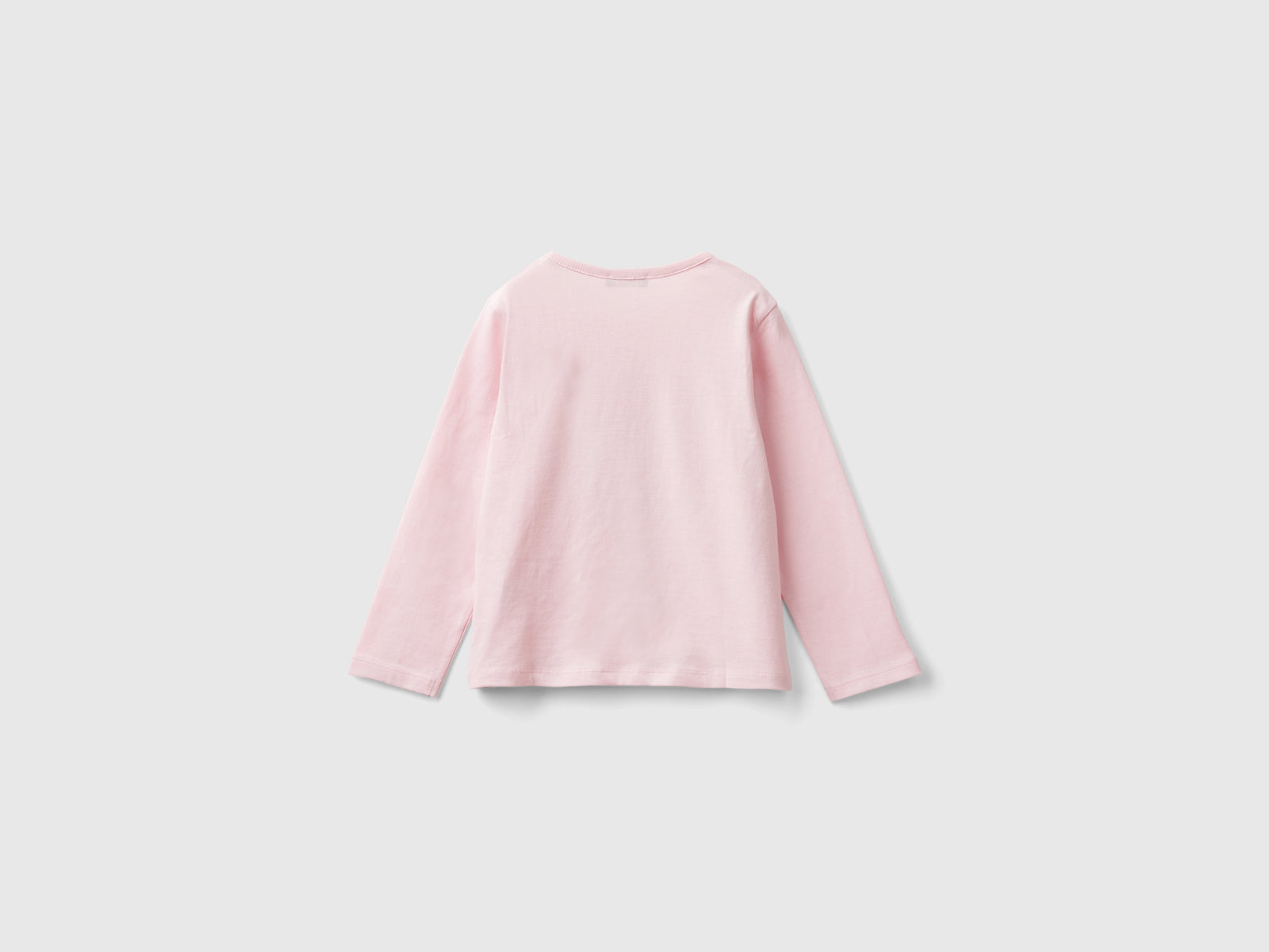 T-shirt con applicazione effetto petali da bimba rosa 2 | Benetton Outlet