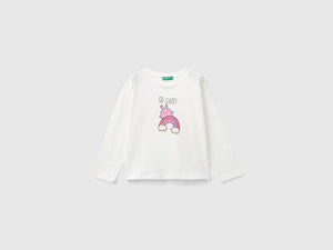 T-shirt in cotone bio con stampa