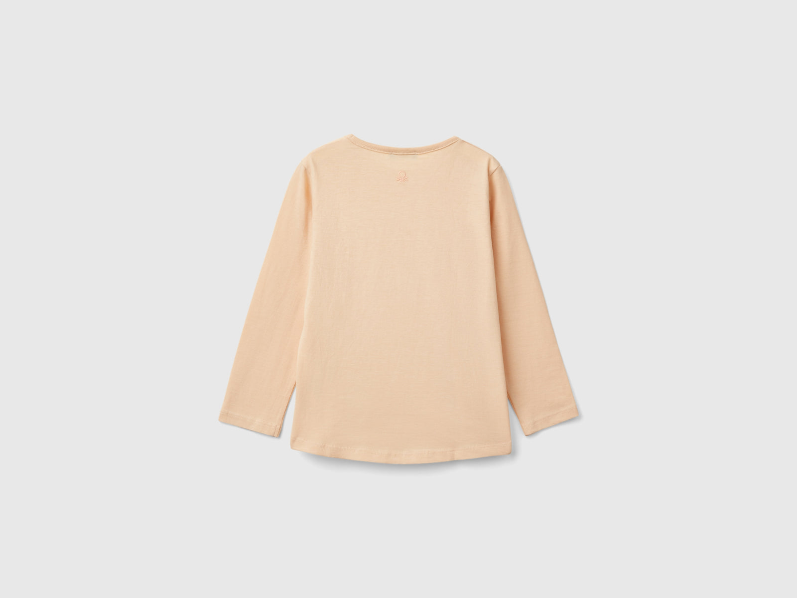 T-shirt con stampa e paillettes da bimba rosa tenue 2 | Benetton Outlet