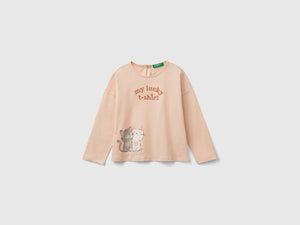T-shirt con stampa gattini