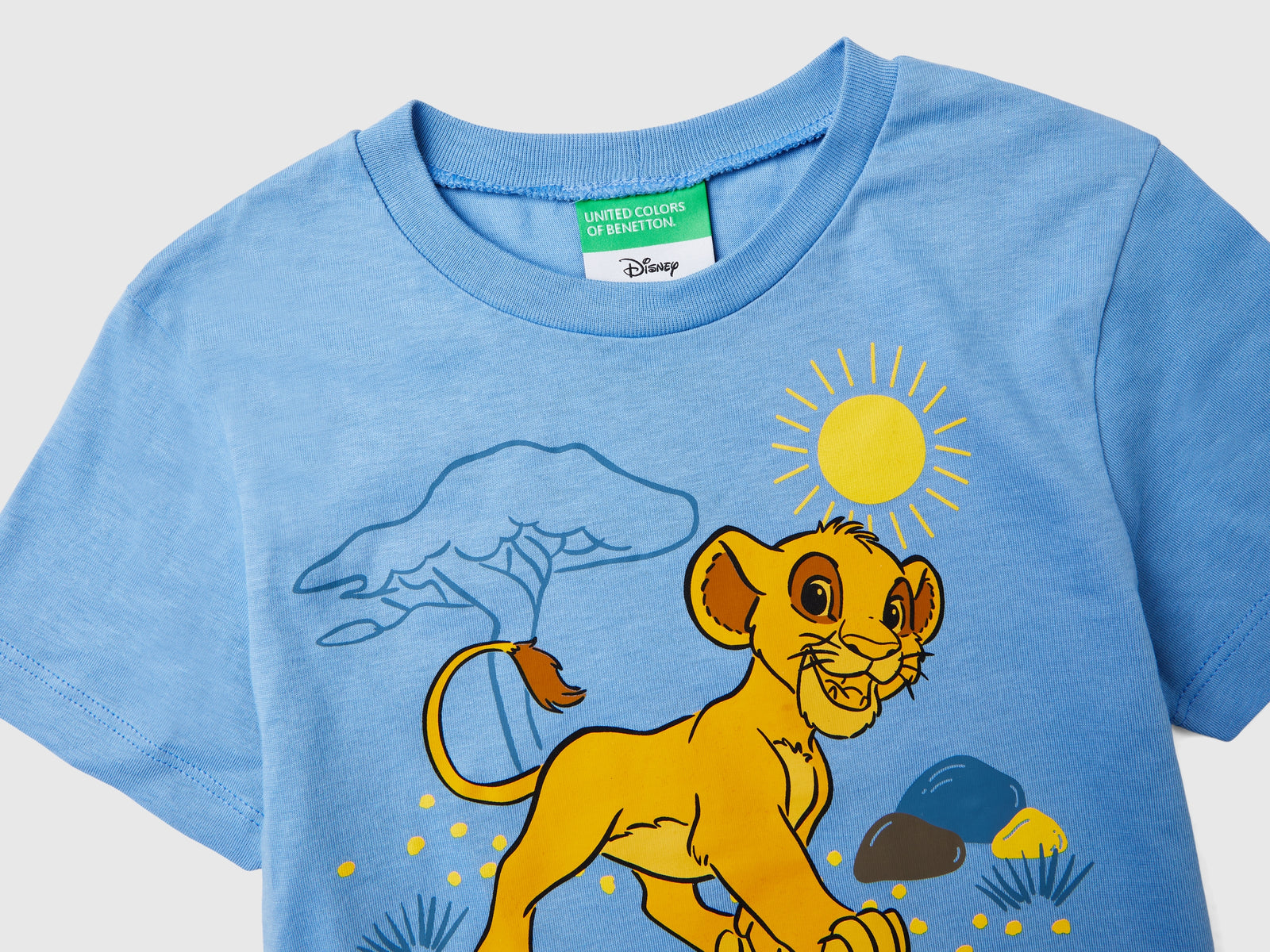 Maglietta ©Disney Simba da bimbo celeste 3 | Benetton Outlet