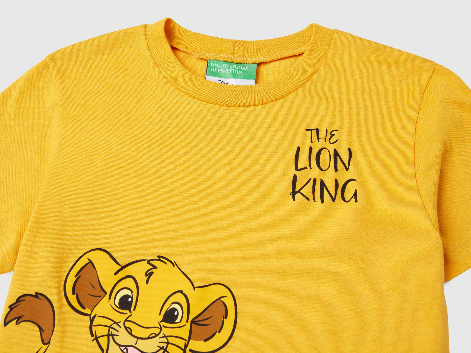 Maglietta giallo ocra ©Disney Simba da bimbo senape 3 | Benetton Outlet