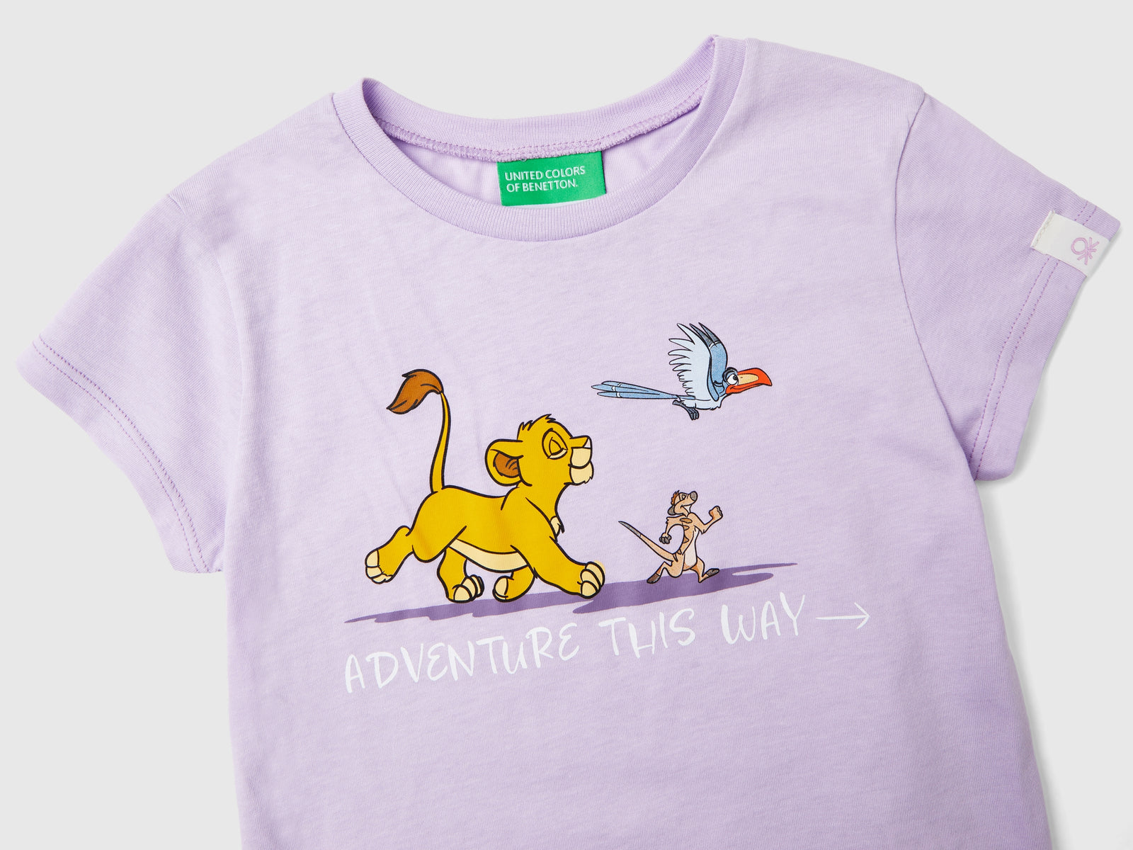 Maglietta ©Disney Il Re Leone da bimba lilla 3 | Benetton Outlet