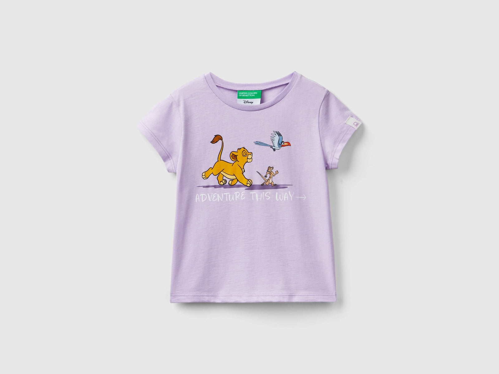 Maglietta ©Disney Il Re Leone da bimba lilla | Benetton Outlet