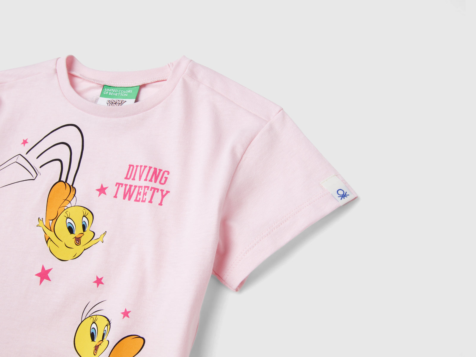 T-shirt manica corta ©Looney Tunes da bimba rosa 3 | Benetton Outlet