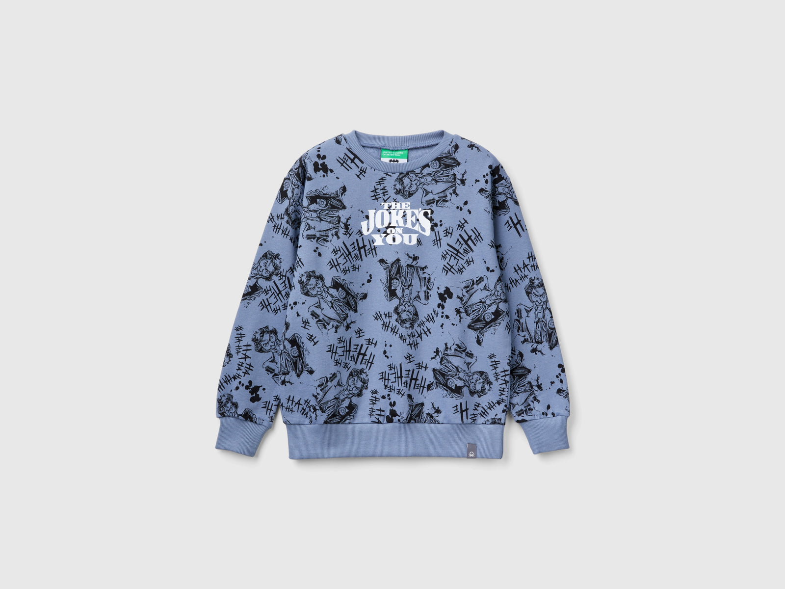 Felpa ©&™ DC Comics Joker in cotone bio da bambino avio | Benetton Outlet