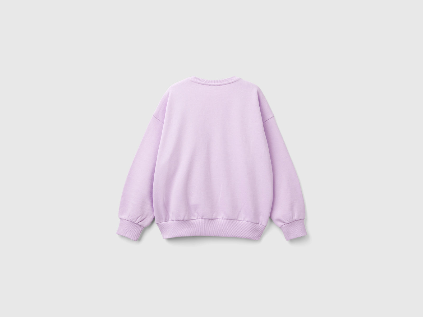 Felpa con paillettes da bambina lilla 2 | Benetton Outlet
