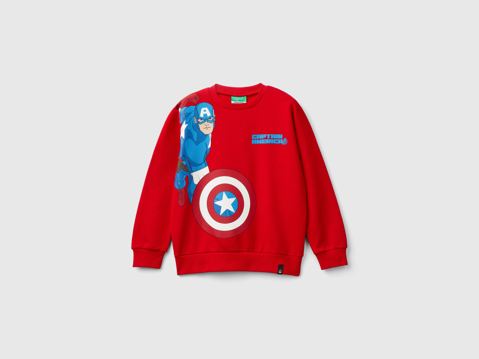 Felpa ©Marvel Capitan America da bambino rosso | Benetton Outlet