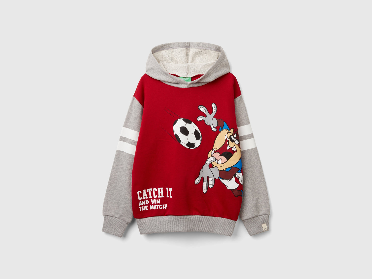 Felpa color block ©Looney Tunes da bambino rosso | Benetton Outlet
