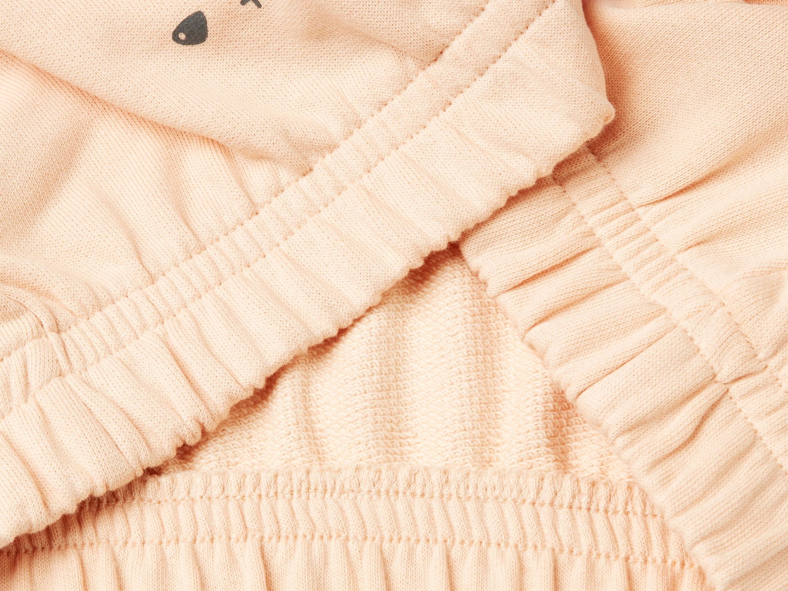 Felpa con stampa e paillettes da bimba rosa tenue 3 | Benetton Outlet