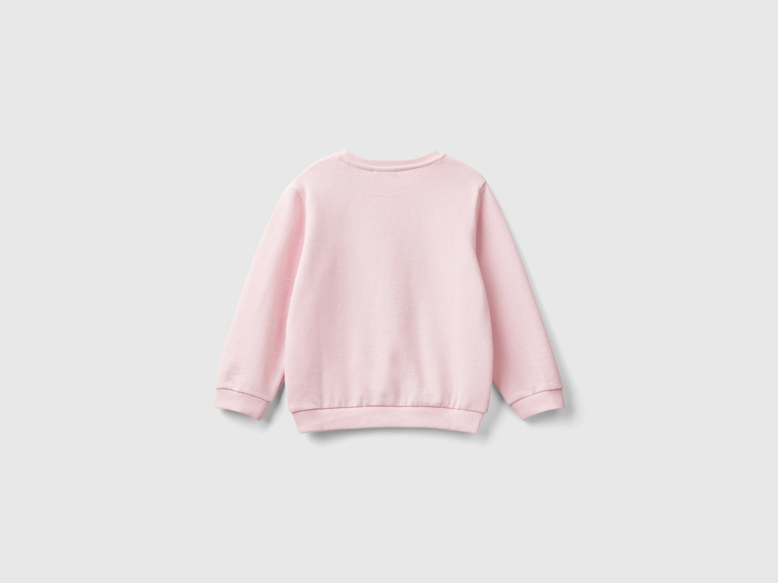 Felpa con applicazione effetto petali da bimba rosa 2 | Benetton Outlet
