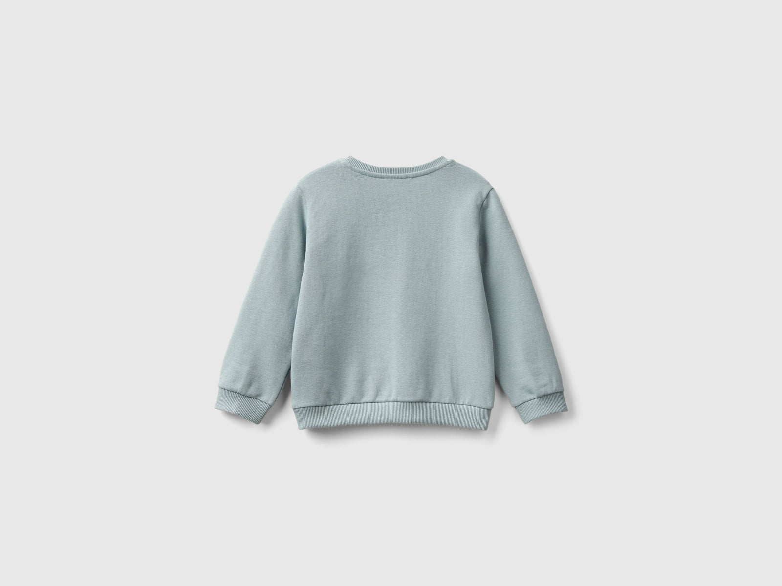 Felpa con applicazione effetto petali da bimba grigio perla 2 | Benetton Outlet