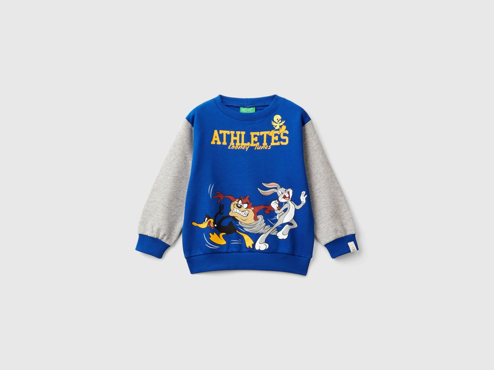 Felpa con stampa ©Looney Tunes da bimbo bluette | Benetton Outlet