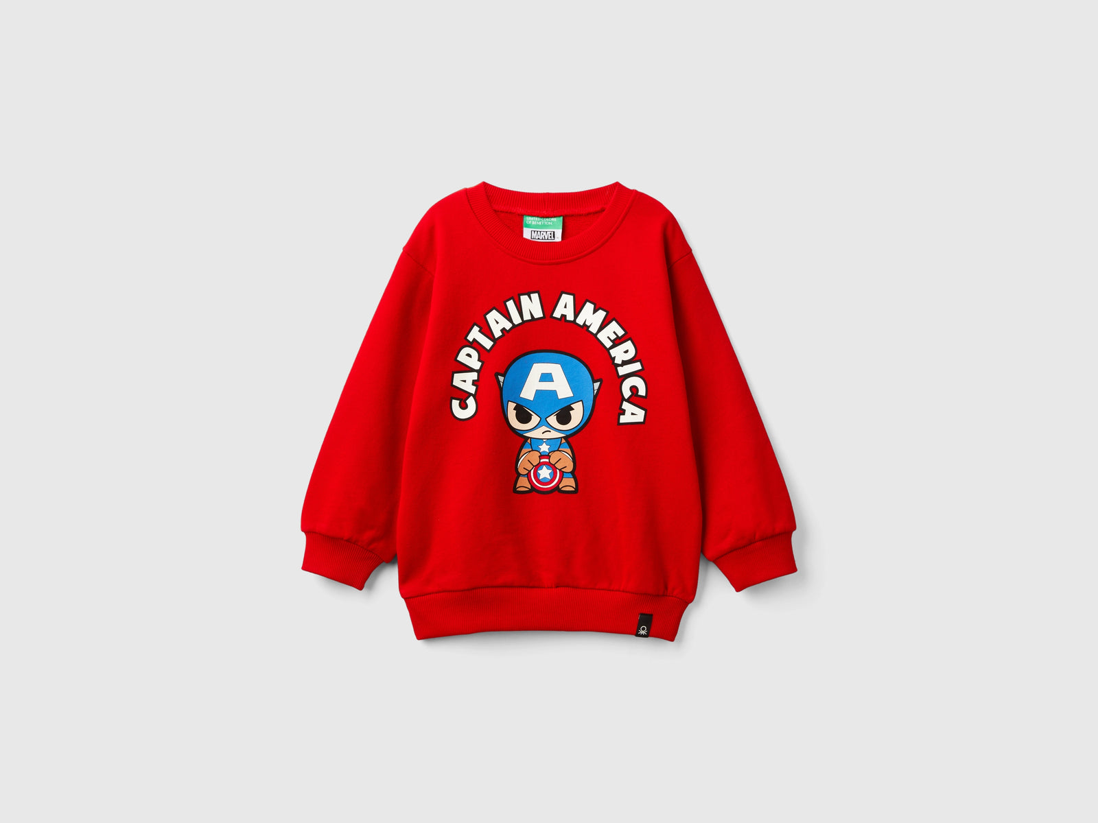 Felpa ©Marvel Capitan America da bimbo rosso | Benetton Outlet