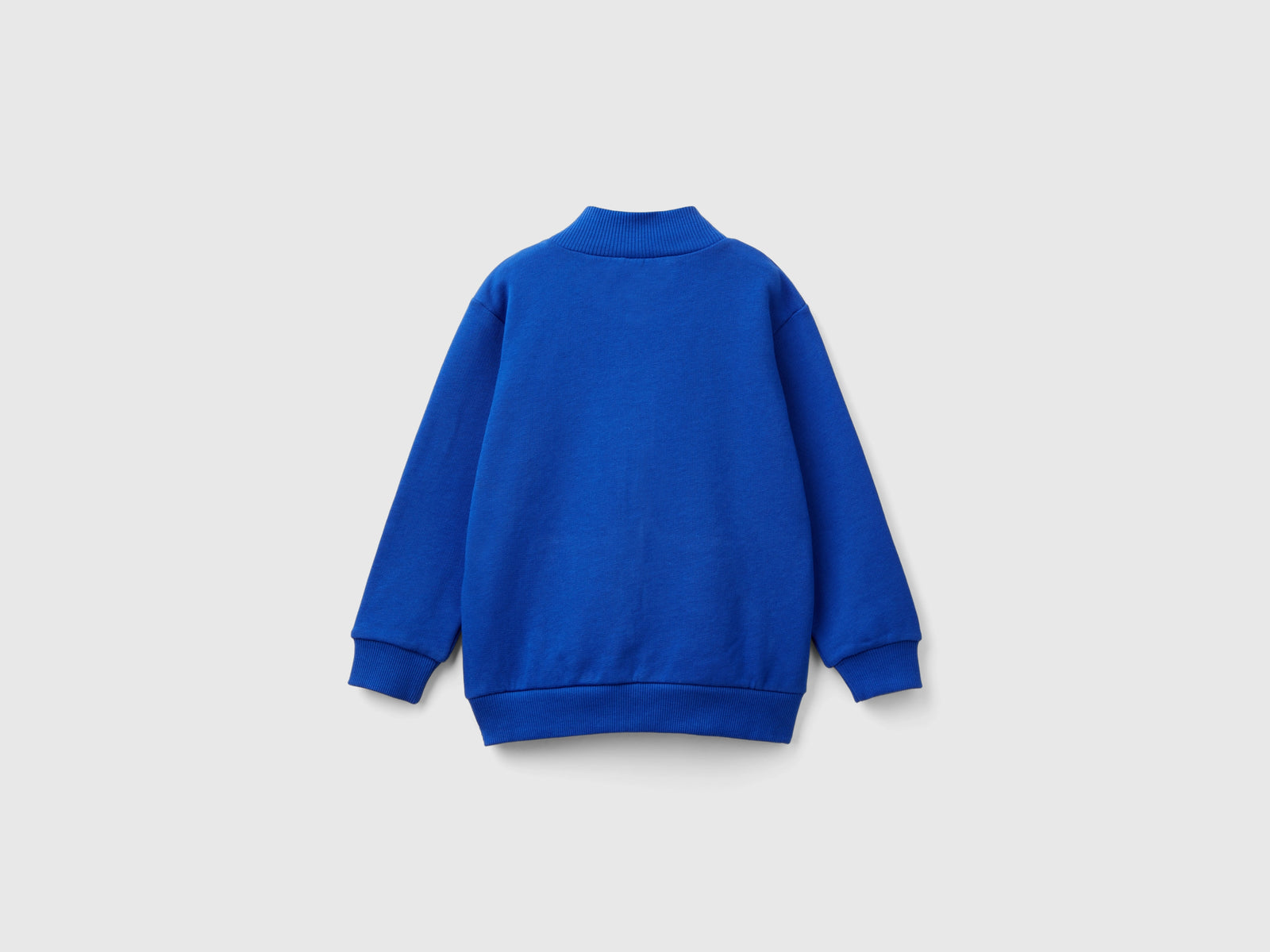 Organic cotton zip-up sweatshirt da bimbo bluette 2 | Benetton Outlet