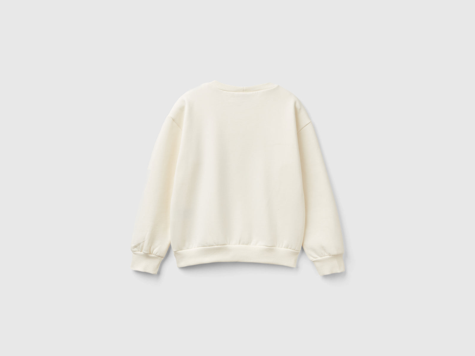 Felpa natalizia Minnie da bambina bianco panna 2 | Benetton Outlet