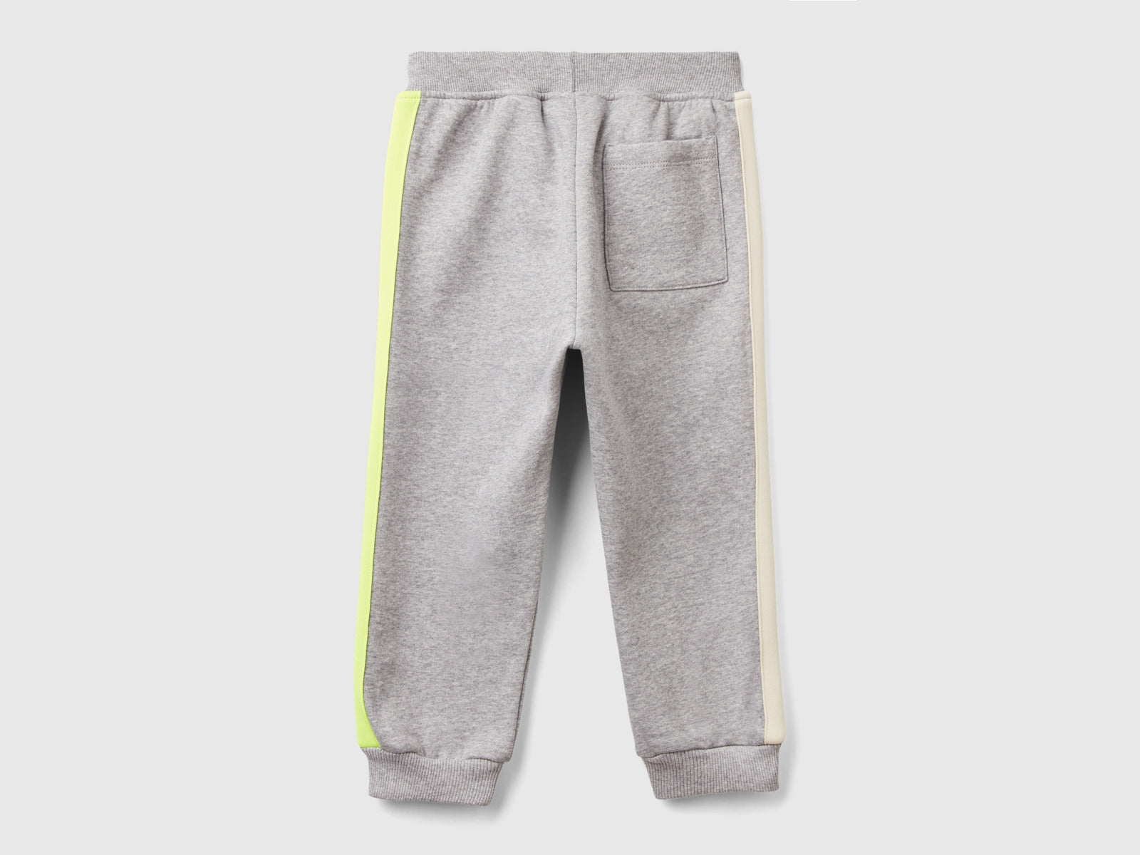 Joggers gamer in misto cotone da bimbo grigio chiaro 2 | Benetton Outlet